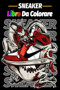 Sneaker Libro Da Colorare