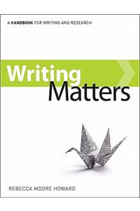 Writing Matters, Tabbed (Comb-Bound) with Connect Composition (Sealworks) Plus