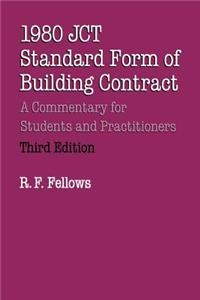 1980 JCT Standard Form of Building Contract