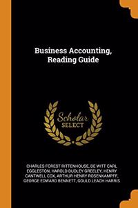 Business Accounting, Reading Guide