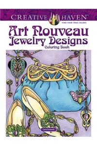 Creative Haven Art Nouveau Jewelry Designs Coloring Book