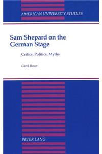 Sam Shepard on the German Stage