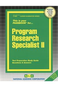 Program Research Specialist II