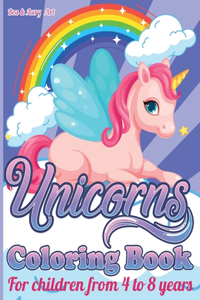 Unicorns Coloring Book: ACTIVITY BOOK for CHILDRENS from 4 to 8 years