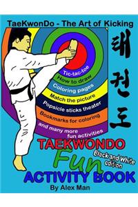 Taekwondo fun activity book