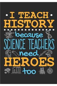 I Teach History Because Science Teachers Need Heroes Too