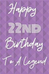 Happy 22nd Birthday To A Legend