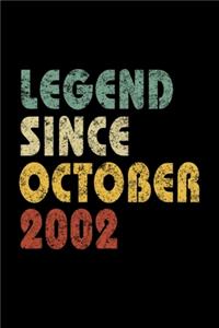 Legend Since October 2002
