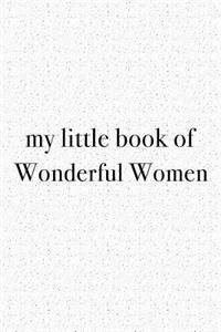 My Little Book of Wonderful Women