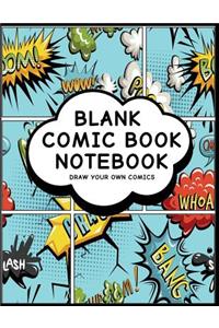 Blank Comic Book Notebook