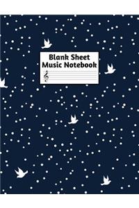 Blank Sheet Music Notebook