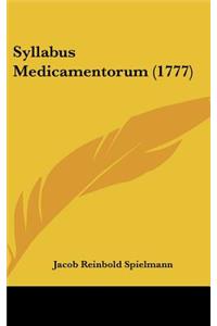 Syllabus Medicamentorum (1777)