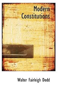 Modern Constitutions