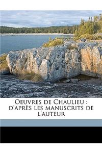 Oeuvres de Chaulieu