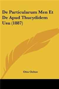 De Particularum Men Et De Apud Thucydidem Usu (1887)