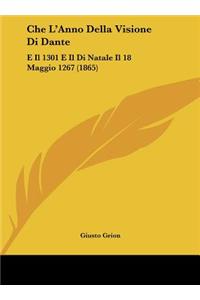 Che L'Anno Della Visione Di Dante