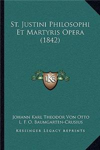 St. Justini Philosophi Et Martyris Opera (1842)