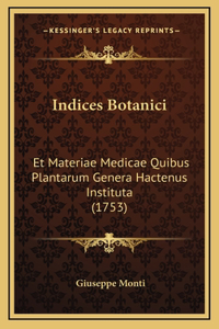 Indices Botanici