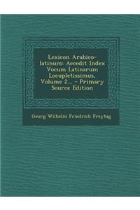 Lexicon Arabico-latinum