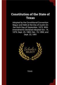 Constitution of the State of Texas