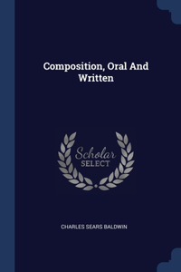 Composition, Oral And Written