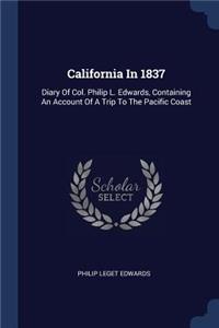 California In 1837