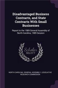 Disadvantaged Business Contracts, and State Contracts with Small Businesses