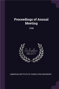 Proceedings of Annual Meeting