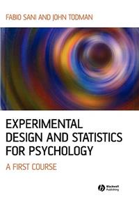 Experimental Design and Statistics for Psychology