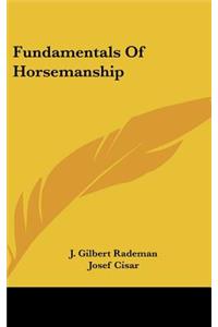 Fundamentals of Horsemanship