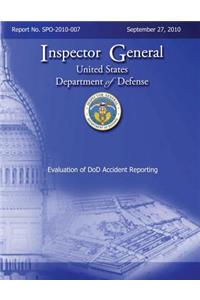 Evaluation of DoD Accident Reporting