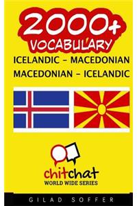 2000+ Icelandic - Macedonian Macedonian - Icelandic Vocabulary