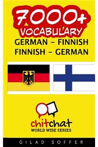 7000+ German - Finnish Finnish - German Vocabulary