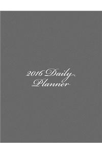 2016 Daily Planner - Gray Cover