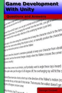 Game Development with Unity: Questions and Answers