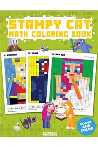 Stampy Cat Math Coloring Book: Pixel Art for Kids