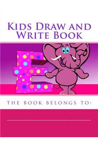 Kids Draw and Write Book (8.5 x 11 inches)