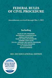 Federal Rules of Civil Procedure, Educational Edition, 2022-2023