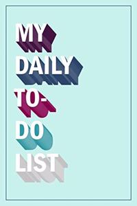 My Daily To-Do List