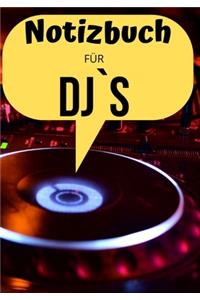 Notizbuch für DJ`s