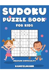 Sudoku Puzzle Book for Kids Medium Difficulty