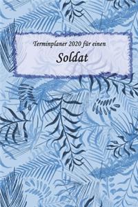 Terminplaner 2020 für einen Soldat