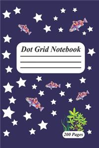 Dot grid paper composition notebook