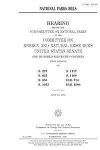 National parks bills