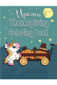 Unicorn Thanksgiving Coloring Book
