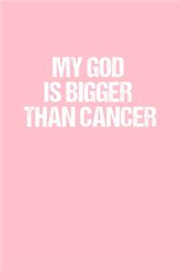 My God is bigger than cancer