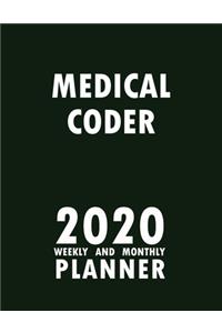 Medical Coder 2020 Weekly and Monthly Planner
