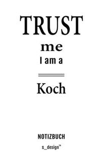 Notizbuch für Köche / Koch / Köchin
