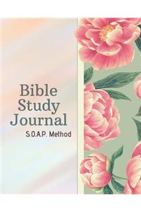 SOAP Bible Study Journal-Easy & Simple Guide to Scripture Journaling-Bible Study Workbook 100 pages Book 7