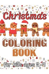Christmas Coloring Book for Kids Ages 2-4